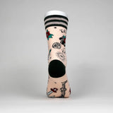 Tattooed Lady Adult Crew Socks One Size Fits Most By FootClothes