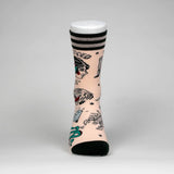Tattooed Lady Adult Crew Socks One Size Fits Most By FootClothes