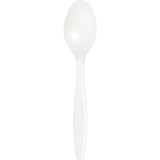 Premium Plastic White Spoons, 24 Pack By Creative Converting