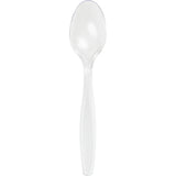Premium Plastic Clear Spoons, 24 Pack By Creative Converting