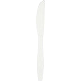 White Premium Plastic Knives, 24 Count By Creative Converting