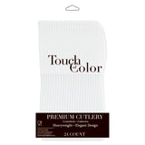 Shimmering Silver Premium Plastic Knives, 24 Count By Creative Converting