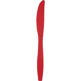 Classic Red Premium Plastic Knives, 24 Count By Creative Converting