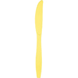 Mimosa Premium Plastic Knives, 24 Count By Creative Converting