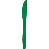 Emerald Green Premium Plastic Knives, 24 Count By Creative Converting