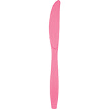 Candy Pink Premium Plastic Knives, 24 Count By Creative Converting