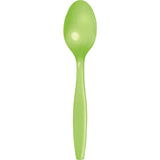 Premium Plastic Fresh Lime Spoons, 24 Pack By Creative Converting