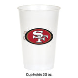 San Francisco 49ers 20 Oz Tumblers