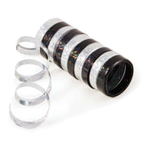 Silver and Black Holographic Serpentine By Creative Converting