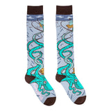Attack Of The Kraken Adult Knee High Socks One Size Fits Most By FootClothes