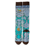 Attack Of The Kraken Adult Knee High Socks One Size Fits Most By FootClothes