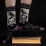The Raven Poe Adult Crew Socks One Size Fits Most By FootClothes