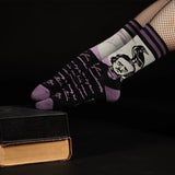 The Raven Poe Adult Crew Socks One Size Fits Most By FootClothes