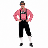 Deluxe Black Lederhosen Adult Costume by Underwraps