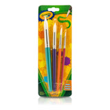 Round Paintbrush Set of 4 By Crayola