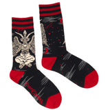 Evil Baphomet Adult Crew Socks One Size Fits Most By FootClothes