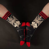 Evil Baphomet Adult Crew Socks One Size Fits Most By FootClothes