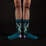 Evil Dragon Crew Socks One Size Fits Most By FootClothes