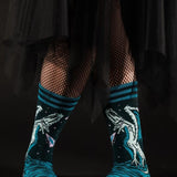 Evil Dragon Crew Socks One Size Fits Most By FootClothes