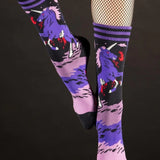 Evil Unicorn Adult Crew Socks One Size Fits Most By FootClothes