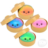 3" Multicolor Surprise Dumpling Marshmallow Foam Squishy