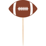 Football Wooden Picks 7" X 2"