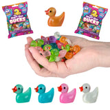 0.75" Teeny Tiny Resin Ducks- Assorted Pack of 40