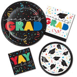 Grad Cap Toss 9" Dinner Plates