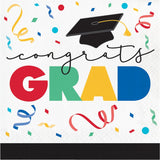 Grad Cap Toss Luncheon Napkins