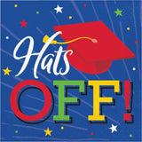 Hats Off Grad Luncheon Napkins