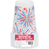 Patriotic Plastic 16 oz Cups