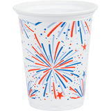 Patriotic Plastic 16 oz Cups