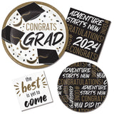 Golden Grad 9" Dinner Plates