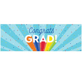 Rainbow Grad Giant Party Banner