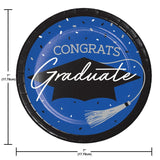 School Spirit Cobalt 7" Luncheon Plates
