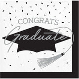 School Spirit White Beverage Napkins