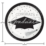School Spirit White 9" Dinner Plates