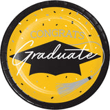 School Spirit Yellow 7" Luncheon Plates