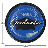 School Spirit Cobalt 9" Dinner Plates