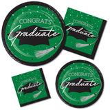School Spirit Emerald Green 7" Luncheon Plates