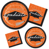 School Spirit Orange Luncheon Napkins