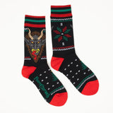 Krampus Sweater Adult Crew Socks One Size Fits Most By FootClothes