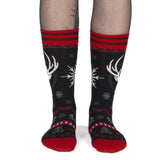 Beelzebuck Adult Crew Socks One Size Fits Most By FootClothes