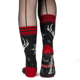 Beelzebuck Adult Crew Socks One Size Fits Most By FootClothes