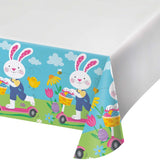 🐰 Bunny Bliss Plastic 54" x 96" Tablecover