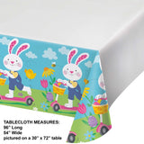 🐰 Bunny Bliss Plastic 54" x 96" Tablecover