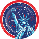 Lady Liberty 9" Dinner Plates
