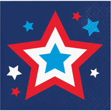 Peace &amp; Patriotism Beverage Napkins