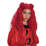 Red Descendants Wig Costume Accessory