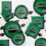 School Spirit Emerald Green 9" Dinner Plates